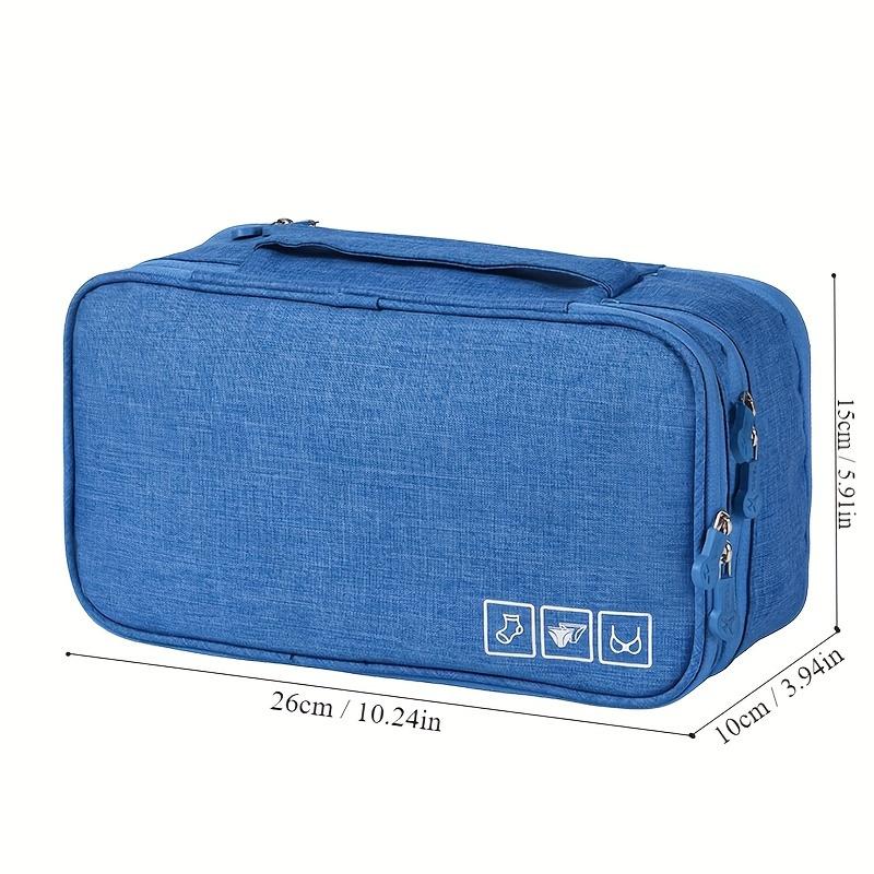 1pc Travel Underwear Organizer Bag, a Portable Zippered Pouch for Storing Bras And Socks, Designed to Carry-On Bags