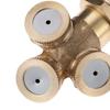 Hicello Brass Fountain Nozzle Sprinkler Heads for and Other Water Spray Irrigation Systems 8-Piece 1/2" Heads, Multi-Direction Gardening, Lawns,