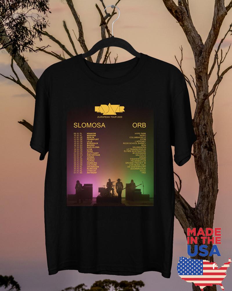 KADAVAR Band With Slomosa and ORB Europe Tour T Shirt Full Size S-5XL Unisex T-Shirt XXL