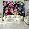 Anime Jujutsu Kaisen Wandteppich Ästhetischer Wandbehang Bedruckte Stoffdecke Dekorative Wandteppiche für Schlafzimmer Wohnzimmer Heimdekoration