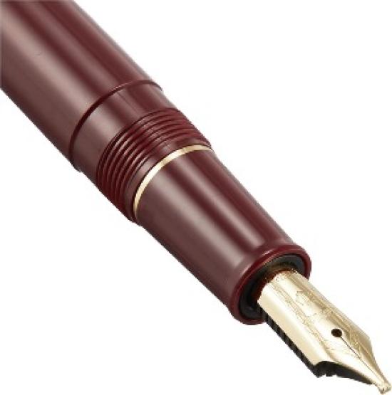 Sailor Profit Casual Fountain Pen Gold Trim Red Music (MS) Nib 11-0570-930 with Converter