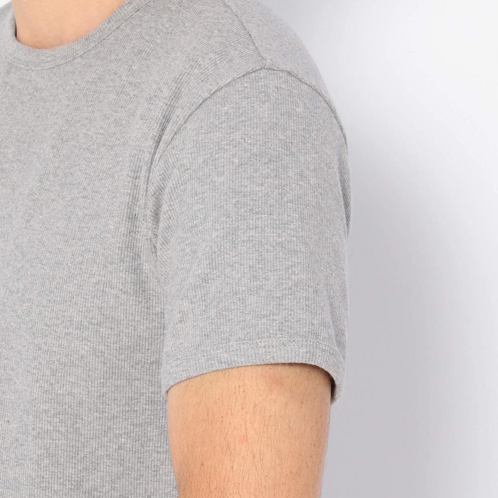 Avirex Daily Rib Crewneck Size Short Antibacterial and White Tee, Men's Large, Sleeve, Odor-Resistant, 6143502,