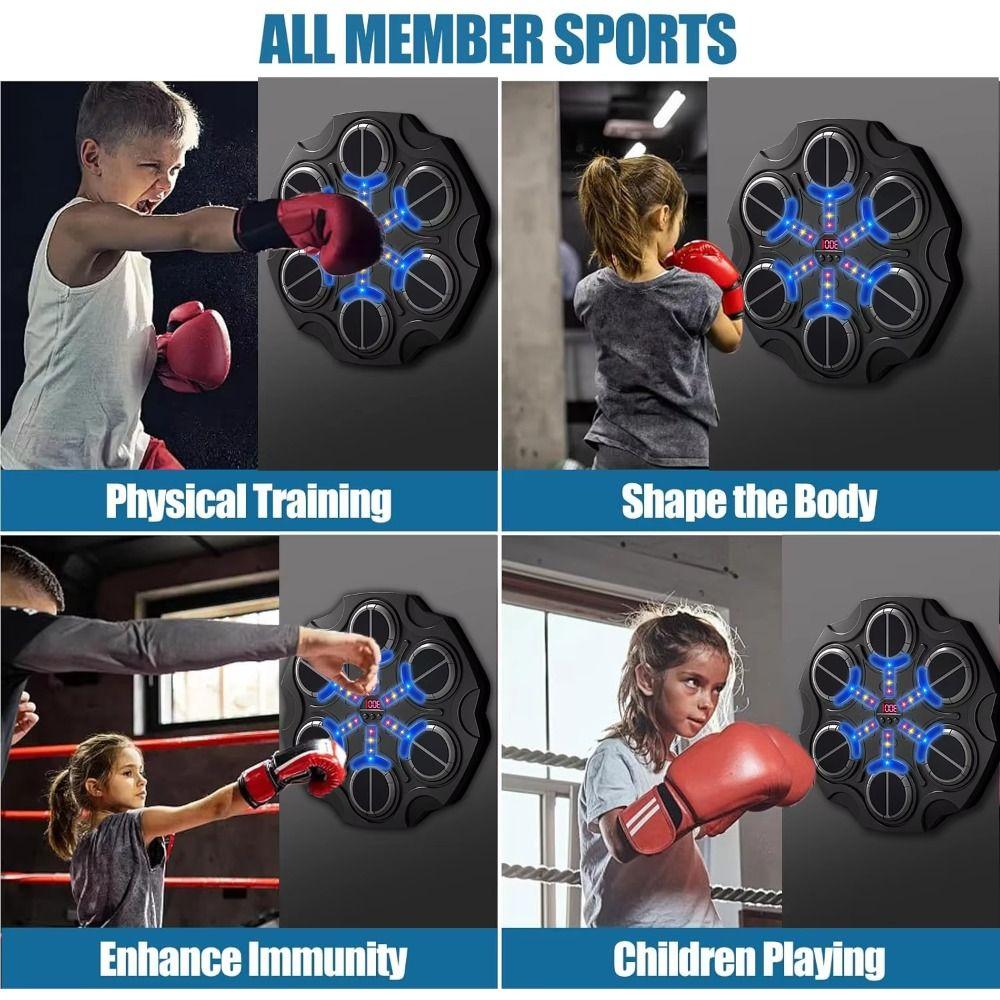 Thickened Smart Music Boxing Machine Noise Reduction Reaction Training Equipment  Sports Fitness