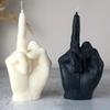 Bougie Parfumée - Middle Finger Candle - Cire de Soja - Parfum Subtil - Design Contemporain