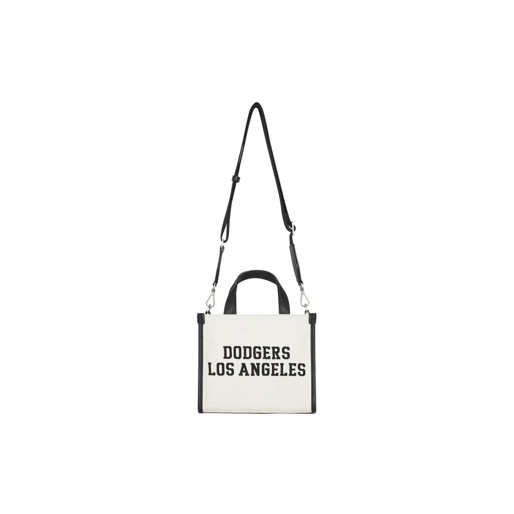 MLB Cotton Polyester Tote Shoulder Bag , Crossbody Bag , Handbag , Clutch , Commute Bag Regular Unisex Linen Cream (Unisex) Handbags