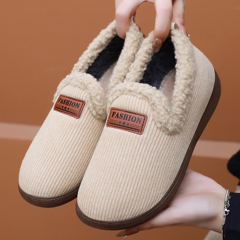 Women's Shoes Cotton Shoes Warm Snow Boots Fleece and Thickened Cotton Boots and Ankle Boots