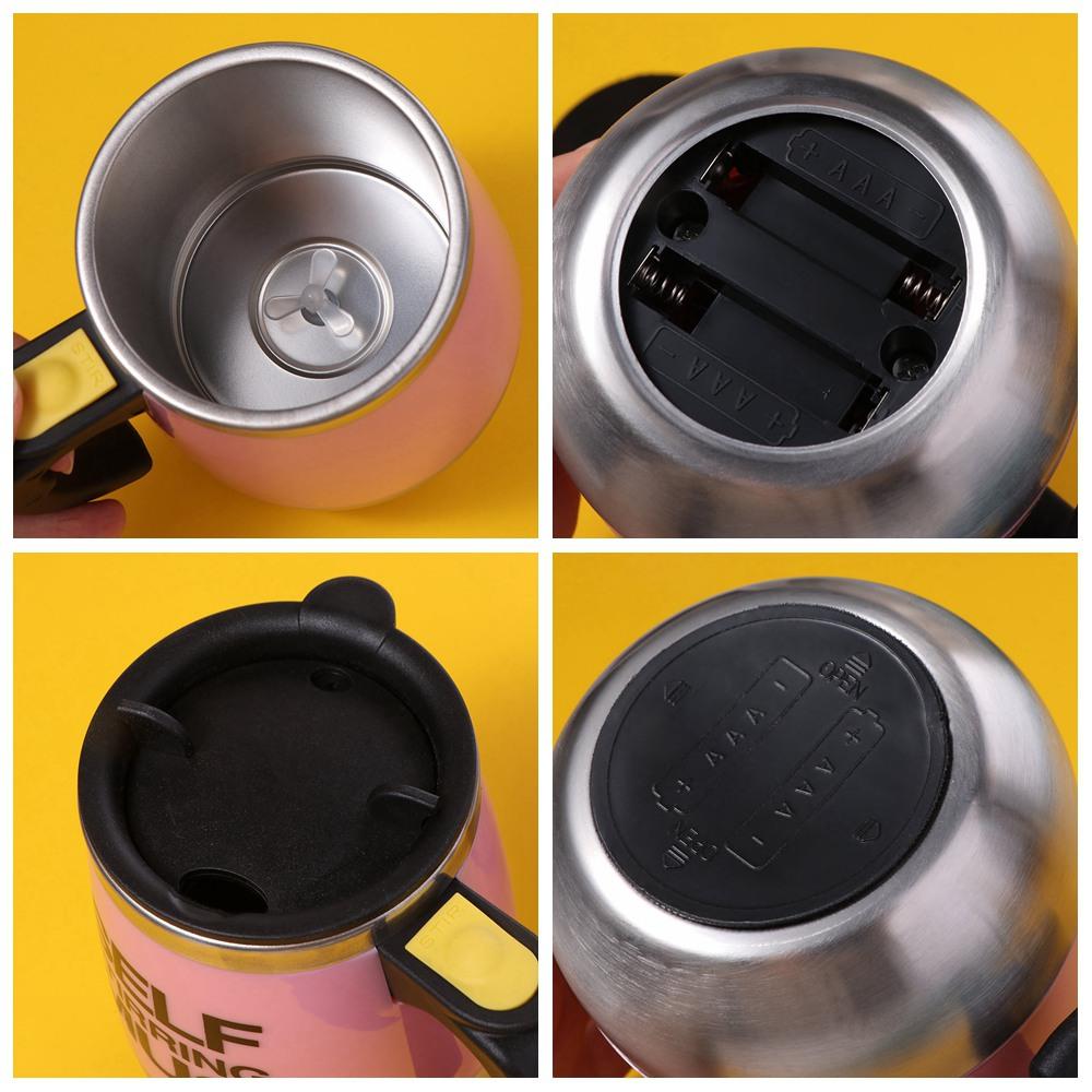 Automatic Self Stirring Mug Stainless Steel Coffee Blender Portable Lazy Mixer Coffee Milk
