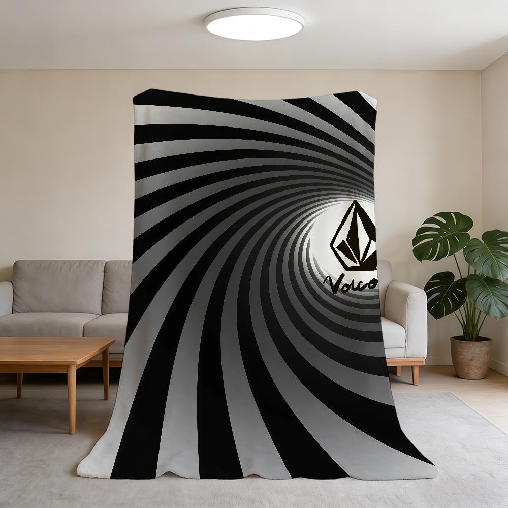 Decke Super Warm V-Volcom-ES Bequem Mode Plüsch Überwurf Kind Zuhause Sofa Schlafzimmer Marke Geschenk