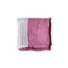 Linoerina Lithuanian Linen Handkerchief Petit Scarf Pinstripe (Magenta Pink)