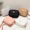 2024 Korean Fashion Camera Shoulder Bag - Stylish, Versatile Roll Design for Ladies