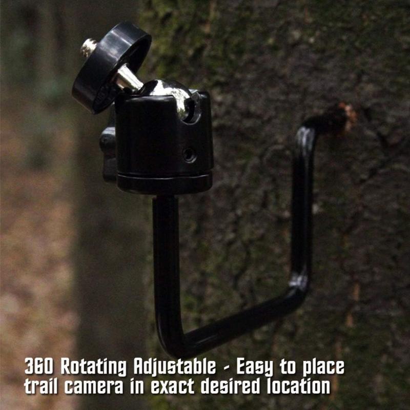 Supporto ad Albero per Fototrappola Staffa per Fotocamera di Sorveglianza Supporto Portatile per Fotocamera da Caccia per Fototrappole Fauna Selvatica Accessorio da Caccia per Esterno
