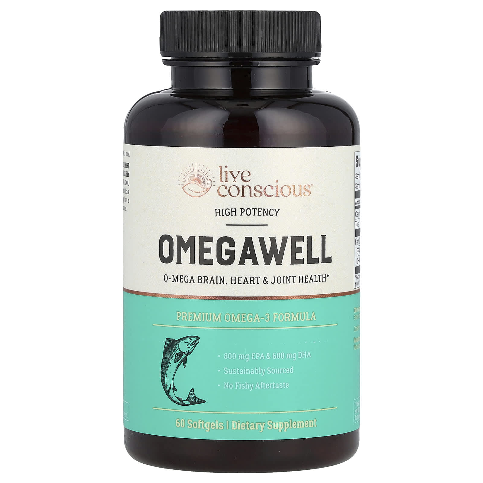 

Omegawell, Premium Omega-3 Formula, High Potency, 60 Softgels (1,000Mg per Softgel)
