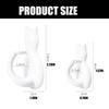 2pcs Cats Shaped Wall Mount Hooks with Strong Adhesive Backing Space Efficient Vertical Storage Hook For Keys Hats