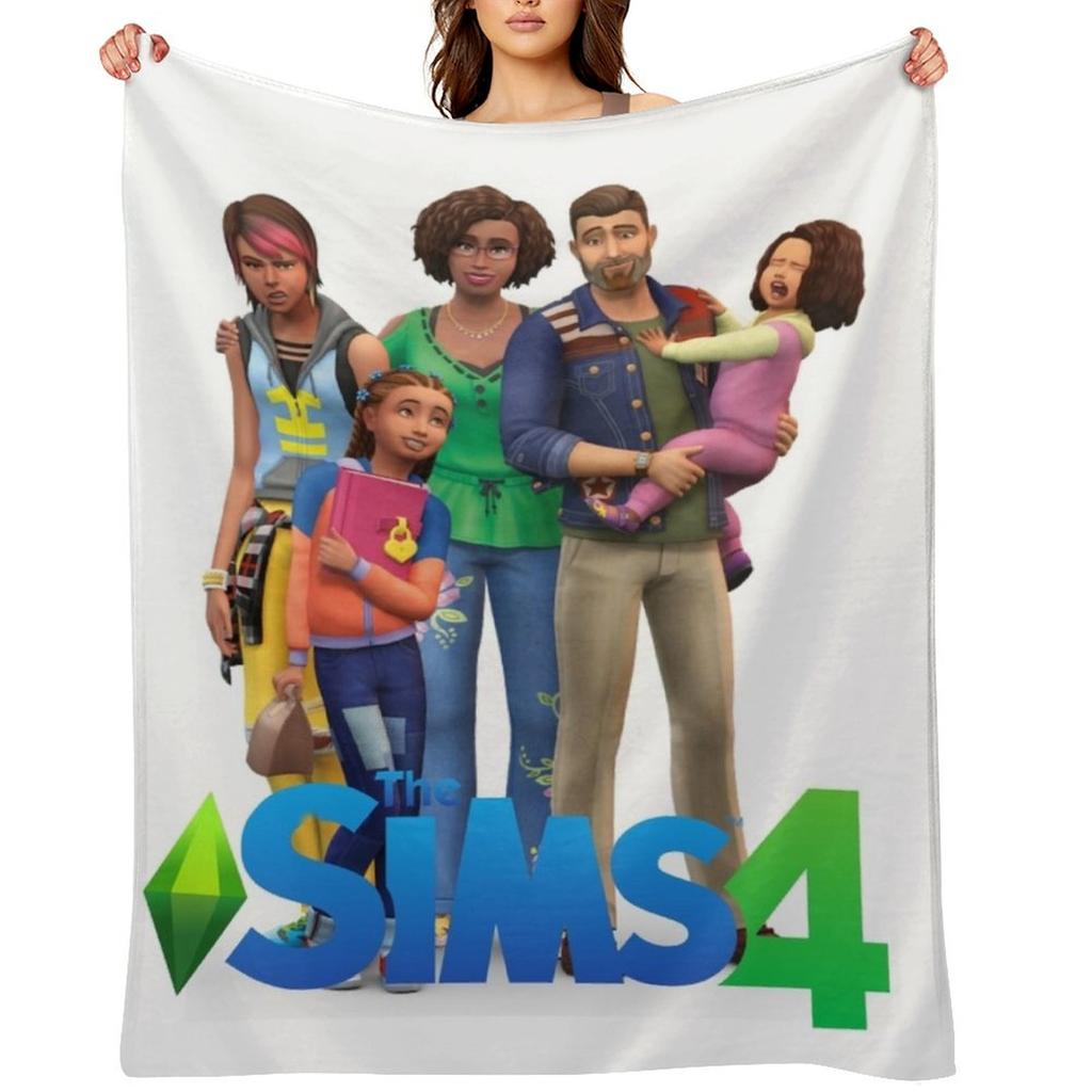 The Sims 4 Parenthood Throw Blanket Thermal Camping Blankets For Baby bed plaid Blankets