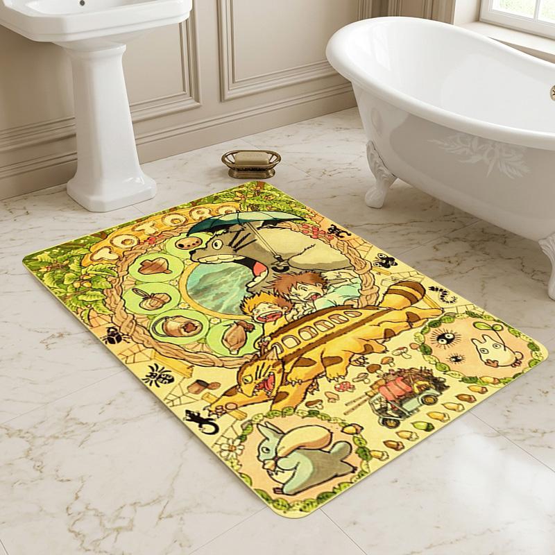 Neighbor Totoro Living Room Nonslip Area Rug Soft Carpet For Bedroom Game Playroom Sofa Office Home Decor Doormat Christmas Gift C9301770