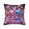 Custom Lilo And Stitch Cartoon Pillow Covers Decor Home Kawaii Disney Anime Modern Cushion Cover Soft Pillowcase