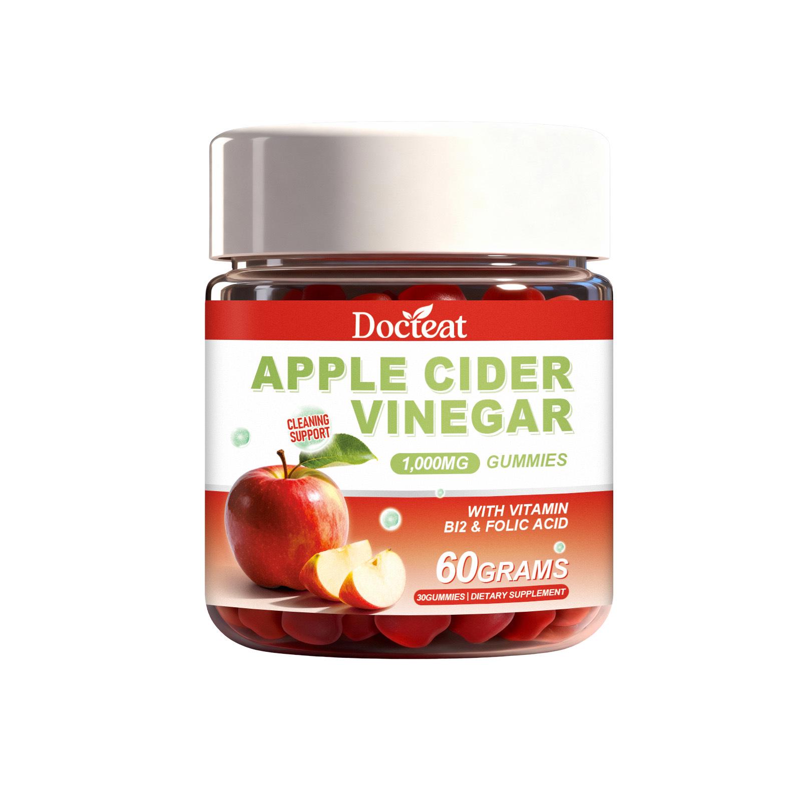 

DOCTEAT Apple Cider Vinegar Gummy - Daily Energy & Mood Boost Supplement