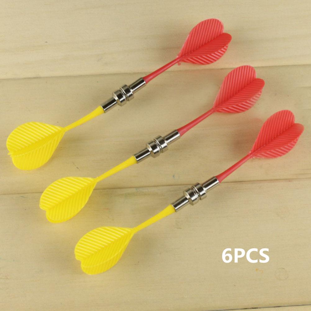 6pcs 8.5cm Bullseye Target Game Flights Darts Strong Magnetic Safe Tips