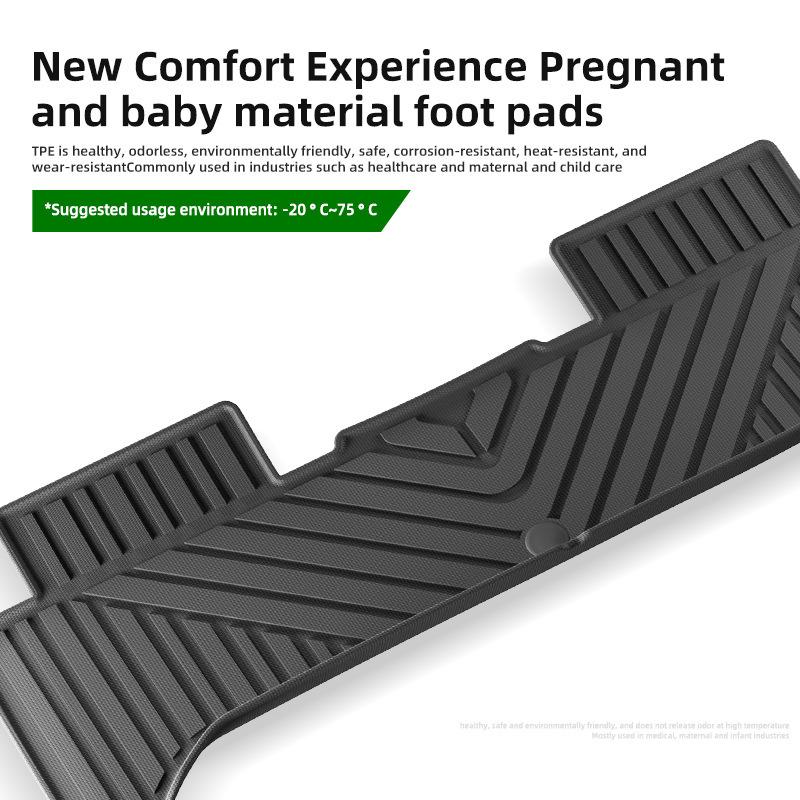 Custom Fit Dirt-Resistant TPE Floor Mats for 2022-2024 Rivian R1T