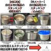 KALUGII Titanium Cup 400ml Stacking Research Conclusion Made In UL Lightweight - - Camping, Japan, Outdoor, Hiking, Mug, (Handleless (400NH))