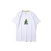 Li Ning X Disney T Shirts Unisex White Crew Neck Moderate Straight Fit AHSP065-1