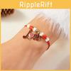 Handwoven Heart And Star Friendship Bracelet For Women Summer Fashion Accessory