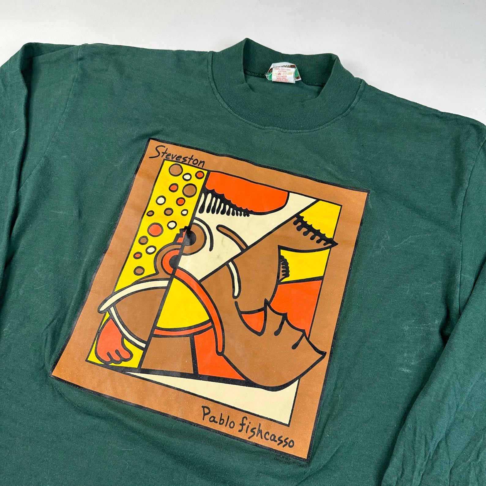 993 Pablo Fishcasso Parody T shirt Sz XL (X747) S