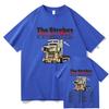 The Strokes Reality Awaits Merch Pure Cotton TShirt Simple Letter Print Tshirt Unisex Unisex Fashion Casual Short Sleeve O Neck Top