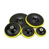 Self-Adhesive 4-Inch Flocking Sandpaper Disc for Angle Grinders - Hook & Loop Polishing Pad.