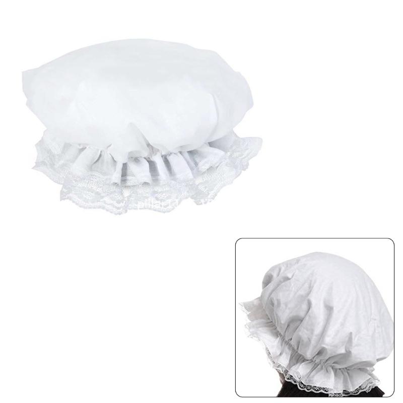 Breathable Cosplay Baby Lace Bonnet for Maid Wear Comfort Hat for Lady Maid Outfit Hair Ornament Perfect Cosplay Accessory