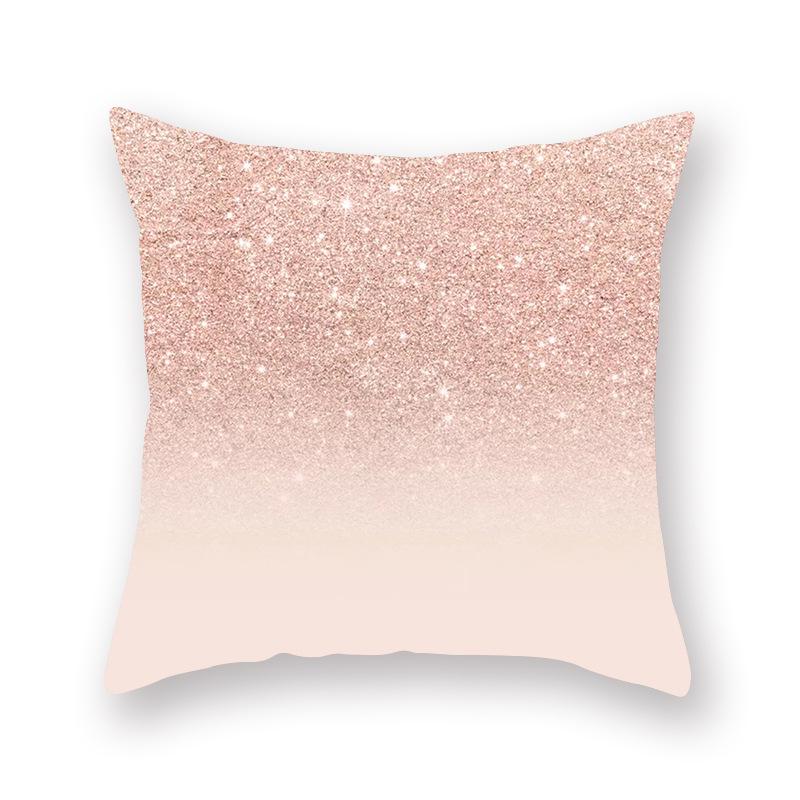 Nordic Pink Geometric Printing Pattern Cushion Cover Home Living Room Sofa Decorative Pillow Pillow Cover