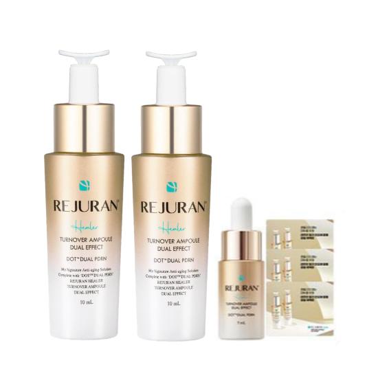

REJURAN Healer Обновляющая ампула Двойной эффект 10 мл Двойная упаковка (+5мл+1мл*3)