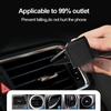 Supporto a Clip per Bocchetta d'Aria per Auto con Rotazione a 360° Supporto per Telefono Auto per iPhone Samsung Xiaomi Universale Supporto per Smartphone Navigazione GPS