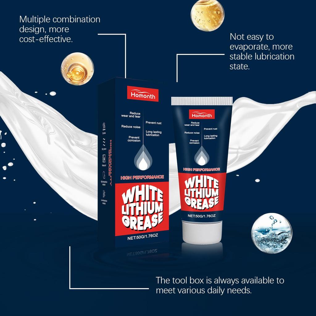 50g Multi-purpose grease kit Lubrication Moisture and Rust Prevention Cleaning Renovation Metal Maintenance Rust Remover