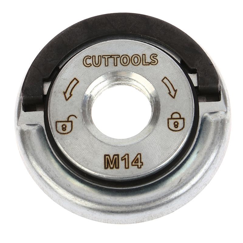 Piuliță de blocare rapidă galvanizată M14 universală pentru polizor unghiular Placă de presare Piuliță de blocare rapidă Instalare și îndepărtare portabilă