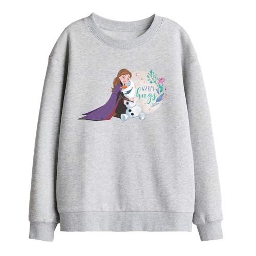 Frozen Childrens/Kids Like Warm Hugs Anna And Olaf Sweatshirt