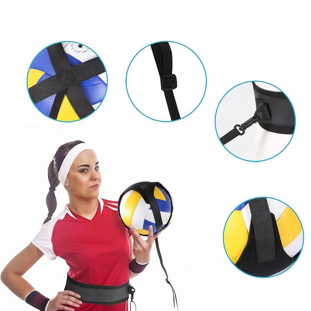 Volley Ball Practice Equipment Pro Passing Trainer Volleyball Training Stretch Band Set for Spiking Passing Serving Skill