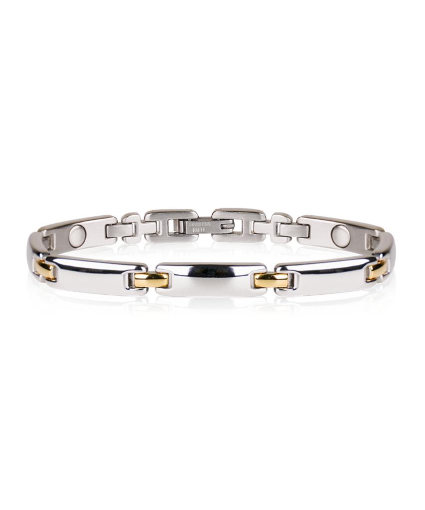 Sabona London 333 Lady Executive Silver Duet Magnet Bracelet