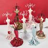 Delicate Jewelry Stand Shelves Chic Jewelry Tower Rack Fashionable Model Holder