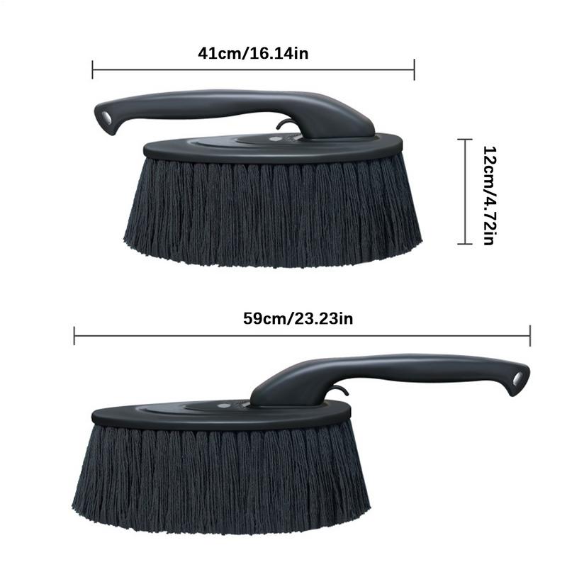 Handheld Car Duster Exterior Car Soft Brush for Dust Cleaning 360-Degree Rotatable Detailing Mop Automobile Maintenance Tool for