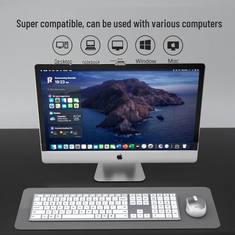 AUSDOM KAM200 Wireless Office Keyboard Mouse Combo