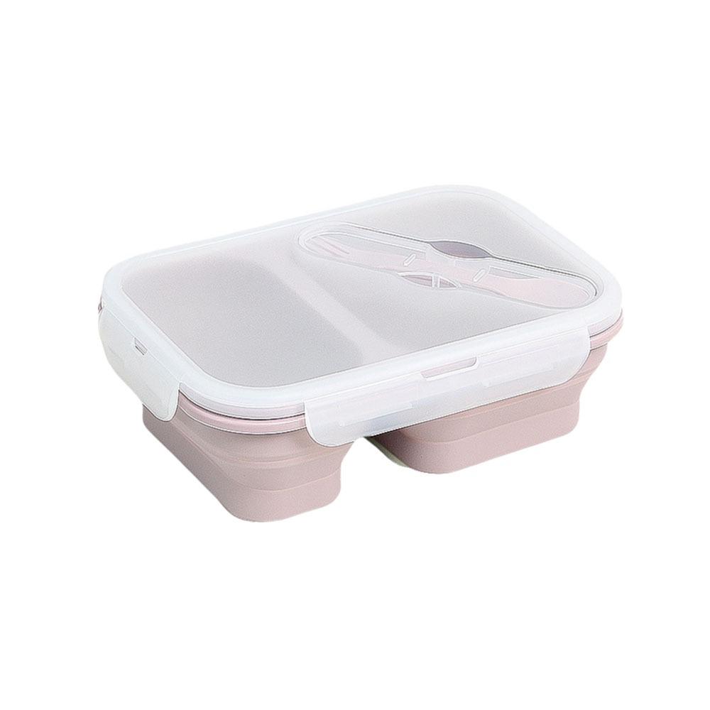 Airtight Foldable Lunch Box Large Capacity Food Storage Container Fresh Keeping Box  Camping