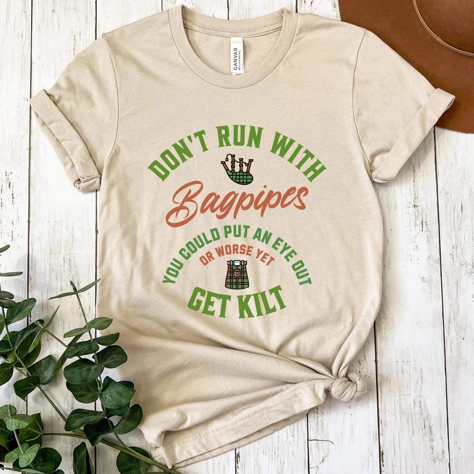 Kilt Humor T-Shirt, Scottish Culture Shirt, Outlander Fans Tee, Kilt Lovers Tee S