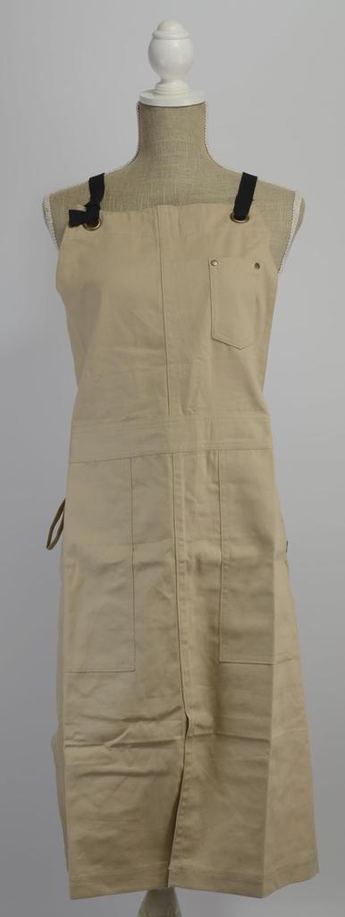 Friends Hill Long Apron Tool Stand Beige Halter Neck [WS-115-23] Unisex,
