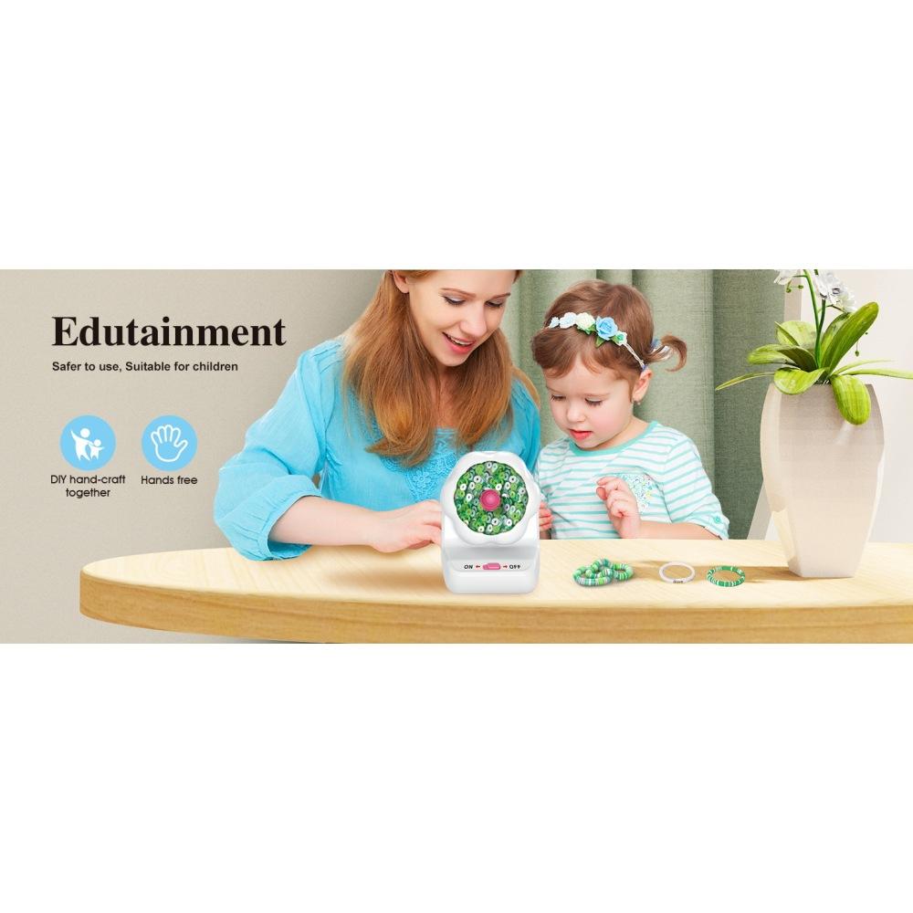 Elektrische automatische Perlenmaschine Perlenschale DIY manuelle Perlenmaschine weiches Keramikstück Reisperlen Perlenwerkzeug Perlengerät