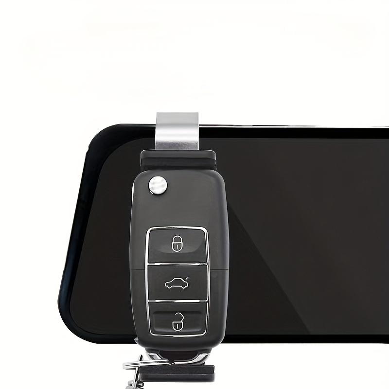 1pc Adjustable Car Sun Visor Clip Holder Universal Remote Control and Key Clip Fits 47-70mm Visor Width, for Garage Organization Clip Holder