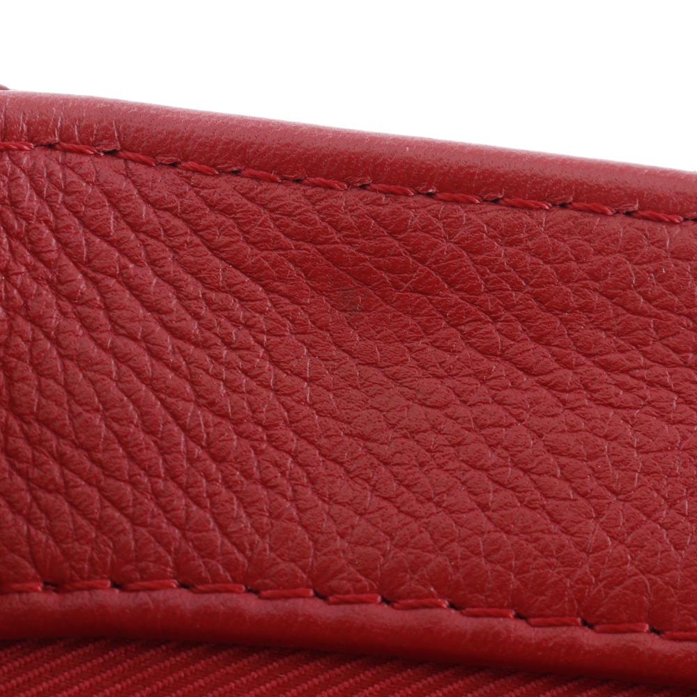 Louis Vuitton Rock Me BB Shoulder Bag M51202 2WAY Ruby Red Calfskin Women Used