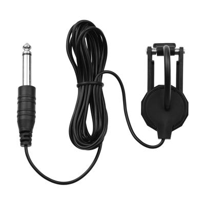 Clip-on Instrumenten-Tonabnehmer Gitarren-Tonabnehmer Mini-Wandler mit 14-Zoll-Anschluss 2,4 m Kabel für
