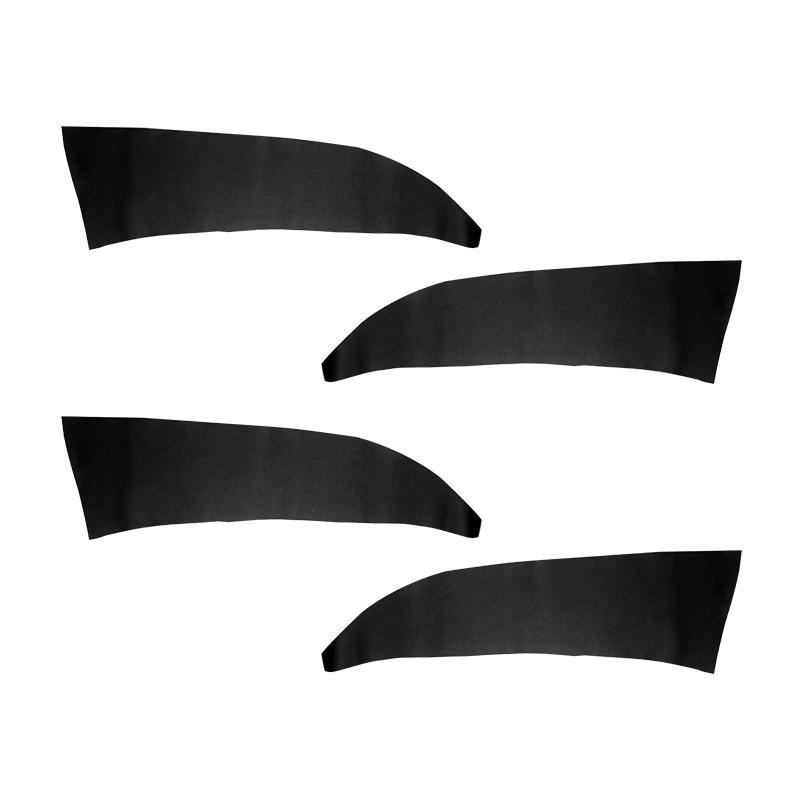 4pcs Car Microfiber Leather Interior Door Panel Armrest Cover Sticker Trim For Ford Mondeo MK5 2014 2015 2016 2017