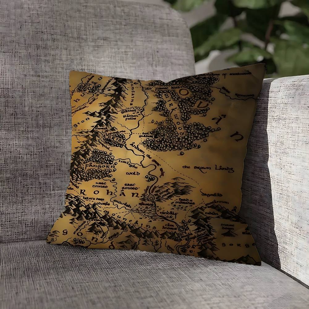 L-Lords of the R-RingES Throw Pillow Case For 55x55cm 30x30cm 50x50cm 45x45cm 40x40cm Square Chair Pillowcase Case